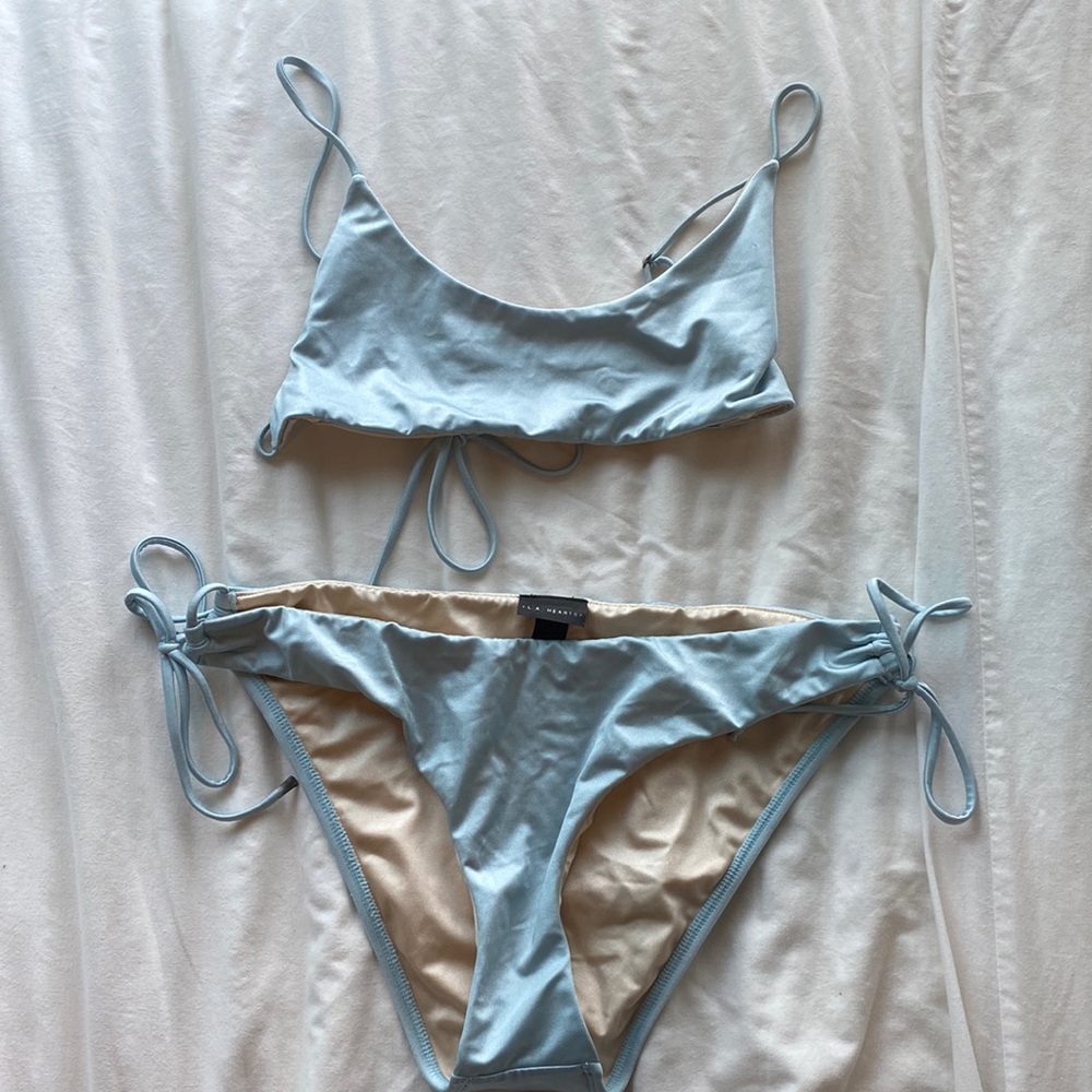 LA Hearts blue bikini